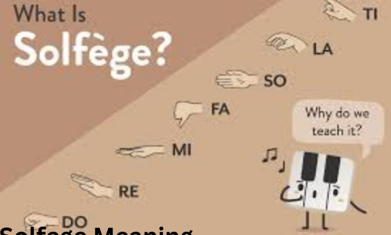 Solfege Meaning