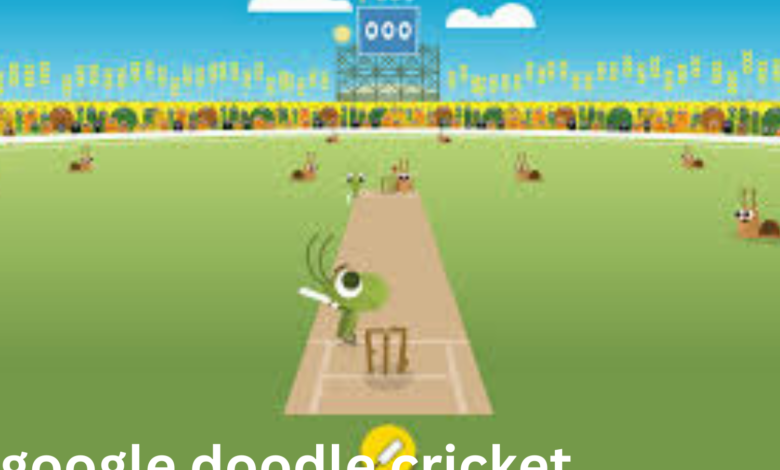 google doodle cricket