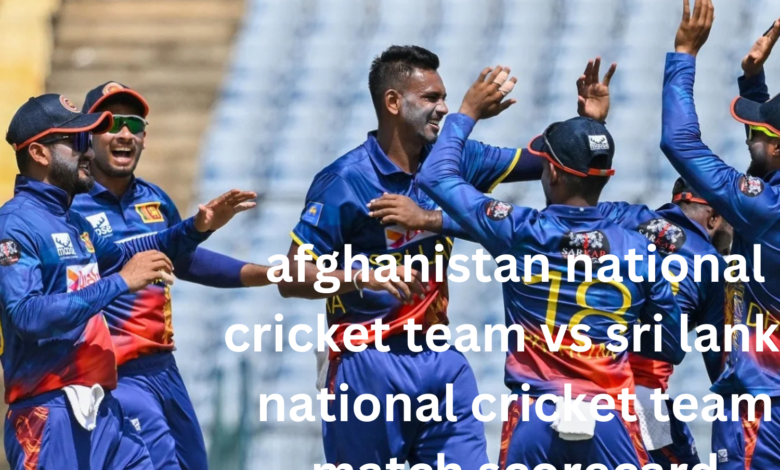 afghanistan national cricket team vs sri lanka national cricket team match scorecard