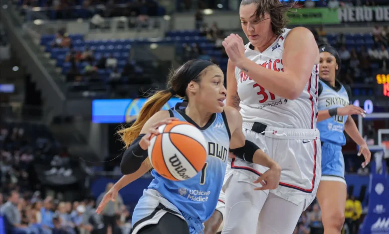 washington mystics vs chicago sky match player stats​