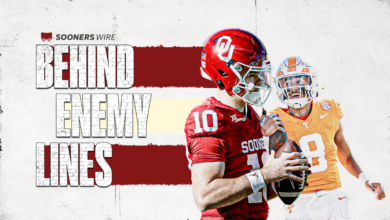 Oklahoma Sooners Football vs Tennessee Volunteers Football Match Player Stats