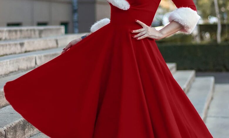 1950 christmas dress​