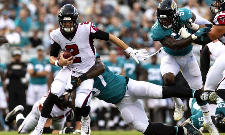 Jacksonville Jaguars vs Atlanta Falcons Match Player Stats